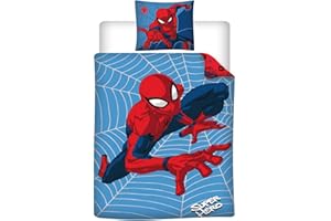 KK SHOPPING Versandhandel Klaus Kolodzie Spiderman Bettwäsche Set Super Hero 135 x 200 cm