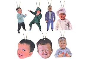 MINEATIG Hasbulla Auto, Accessori Auto Divertenti, Ciondolo Con Ciondolo Per Decorazioni Per Auto, Decorazione Per Sospensioni Per Specchietti Per Auto, Ciondolo Per Zaino Decorazioni Per Interni Auto