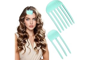 SZTQQING Premium Set di 2 clip volumizzanti istantanee per radici - per Moelleuse e nappe crestate alte, senza tracce, unisex (verde menta)