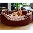 DRILLY Premium Fur XXL Dog Bed for Extra Large Dogs Washable-Orthopedic Big Dog Beds | Big Breed | | Giant Human Dog Bed (XXL)
