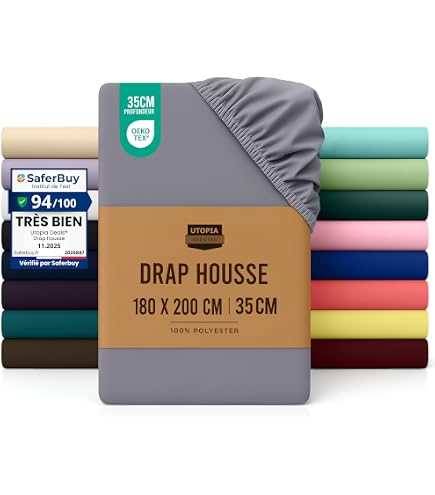AS Saint-Étienne Housse De Couette Officielle – Taille 140x200 Cm – 100% Coton – Collection Supporter