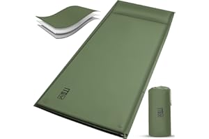 1TG Tactical Karimata samopompująca, grubość 3 cm, na kemping, 200 x 70 cm, ultralekka, bezgłośna, zapewnia spokojny sen, idealna do aktywności na świeżym powietrzu, wędrówek z plecakiem i na kemping
