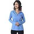 London Hills Women Tshirt Full Sleeve Zipper Tshirt for Women t-Shirt for Women Full Sleeves
