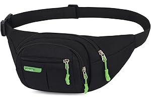 YOOLUAN Gürteltasche Bauchtaschefür Damen und Herre Taschen Wandern Fitness Fahrrad Outdoor Sport Hüfttasche Urlaub Doggy Bag Geld Pouch Pack