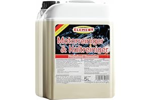 ‎ELEMENT Element 5 Liter Motorkaltreiniger Kaltreiniger Motorreiniger | sparsames Konzentrat | hohe Schmutzlösekraft | Werkstattreiniger | Teilereiniger | Kaltreiniger | Motorreiniger