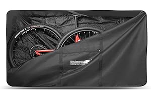 ENJOHOS Borsa Trasporto Bicicletta 26-29 Pollici Sacca Trasporto Bici per MTB Bici da Strada Taglia 61 Bici da Corsa Sacca Porta Bici Borsa Bicicletta Pieghevole per Viaggi in Treno Aereo Auto Métro