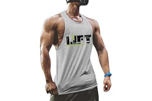 Tuopuda Canotta Uomo Bodybuilding Cotone Canottiera Palestra Senza Maniche Muscolo Formazione Veste sotto Maglie Sportive Tank Top T-Shirt