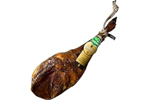 THE BLACK HOOF 5-6 Kg Jambon 100% Iberique PATA NEGRA Bellota (épaule) - De porcs ibériques nourris avec des glands et 100% naturel - Jamon Iberico de Bellota Pata Negra