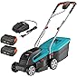 GARDENA 14621-20 Akku-Rasenmäher PowerMax 32/36V P4A Ready-To-Use Set, Blue, One Size