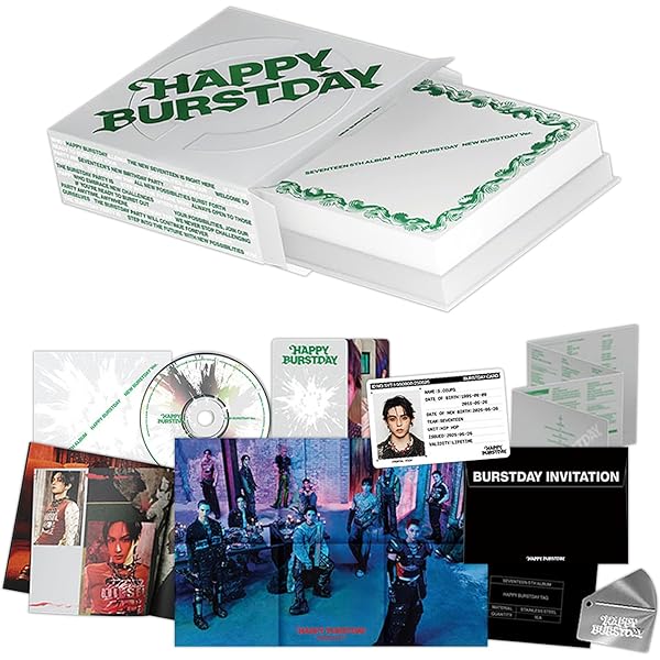 SEVENTEEN 5th Album 'HAPPY BURSTDAY' : SEVENTEEN: Amazon.es: CD y