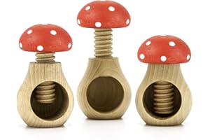 HolzFee Nussknacker Trio Set (Pilz F+F+F)