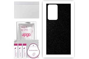 apgo Rückseite Schutzfolie, Skin, kompatibel mit Samsung Galaxy Note 20 Ultra 5G, Hinten Displayschutzfolie aus Vinylfolie, kratzfest, einfache Montage - Mattschwarz
