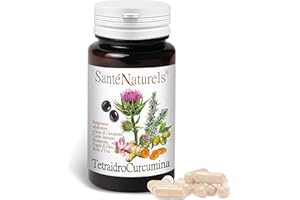 SANTE' NATURELS TetraIdroCurcumina ● 45 Capsule Vegetali da 450 mg ● L'Evoluzione della Curcumina ● Altissimo Assorbimento ● Integrata con altri estratti di erbe medicali per una azione sinergica.