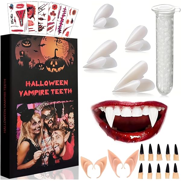 Halloween Kunstblut Set – 5 Farben SFX Schminke Für Gesicht & Körper, Wasserfest & Hautverträglich