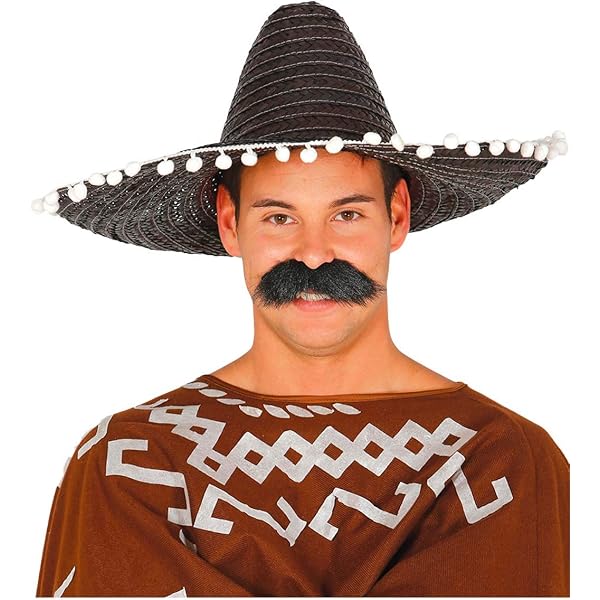 Mexikanischer Sombrero Hut - 50 Cm, Bunte Farben Für Karneval & Fiesta-Partys