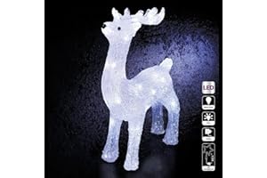 FEERIC LIGHTS & CHRISTMAS - Renne Lumineux extérieur h45cm 40 LED + transfo
