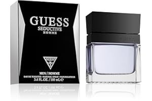 GUESS Seductive, Eau de Toilette, Perfume Hombre, Oriental Amaderado, Perfume Elegante de Larga Duración