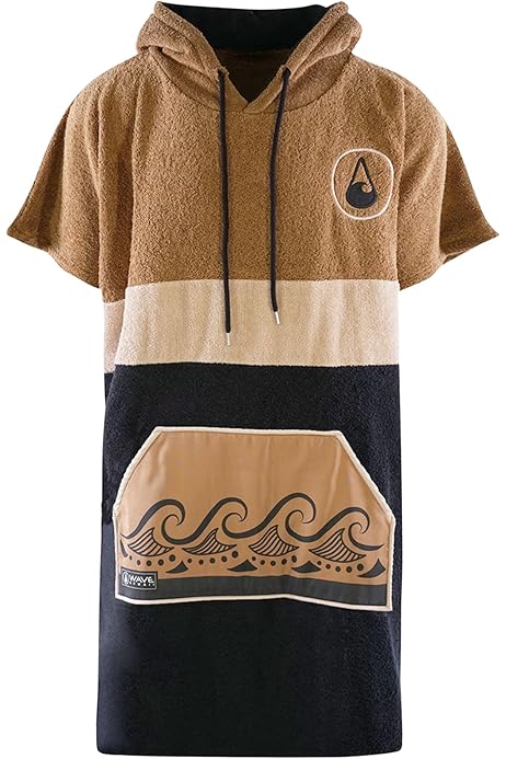 Poncho Spiaggia Uomo Donna - 100% Cotone Super Assorbente - Poncho Surf E Cambio - Foto 8