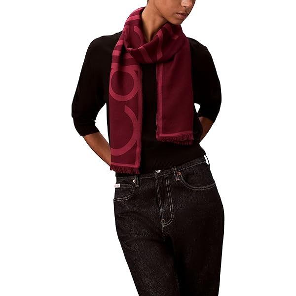 JOOP! Sciarpa donna foulard sciarpa a maglia anello blu navy