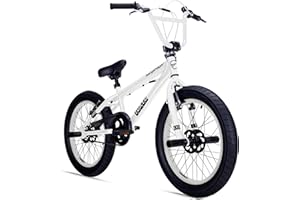 BERGSTEIGER FAHRRAD Bergsteiger - Bici Tokyo con ruedas de 20 pulgadas BMX, Sistema de rotor de 360º, elementos de acero, protector de cadena, piñón libre