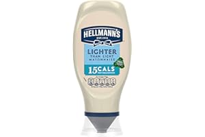 Hellmann's Lighter than Light Mayonnaise made with free-range eggs light mayo for sandwiches, wraps, and salads 430 ml