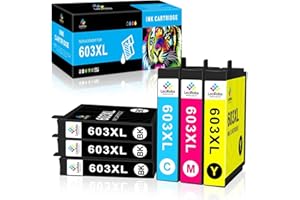 LeciRoba 603xl tusze do drukarki Epson 603 i epson 603xl Multipack do Epson XP 3100 3150 2100 2105 4100 4150 Workforce WF 2810 WF2820 WF 2850 WF 2870 (2CMY) ,6 kolor)