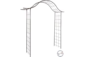 Louis Moulin 3256 Portique Arche Jardin Métal Fer Vieilli 200 x 250 cm