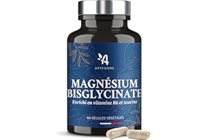Apyforme - Bisglycinate de Magnésium + Vitamine B6 - Cure Detox, Anti Fatigue, Récupération Musculaire - 100% Français - 90 gél - Fabriqué en France