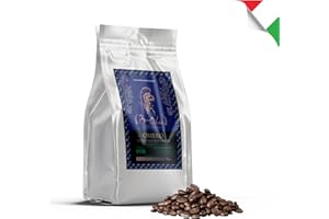 BOCCA DELLA VERITA® - Café Italiano en Grano OMERO PREMIUM 60A/40R en Bolsa de 250 Gramos Con Válvula de Protección