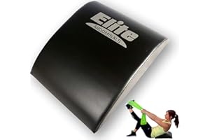 Elite Sportz Equipment Mat Abs: cojín para Abdominales, increíble Apoyo para la Parte Baja de la Espalda, Hecho para durar. Incluye una Banda de Resistencia de Regalo