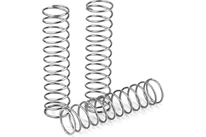 GUNGY Ressort de Compression 60mm Ressorts Compression en Acier Inoxydable Diamètre du Fil 1,1mm Diamètre intérieur 12mm Force du ressort 1,35KG 4 Pièces