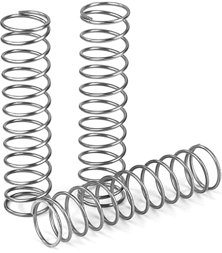GUNGY 10 Ressorts Compression 15mm Acier Inoxydable 0.9mm X 13mm - Force 0.6KG