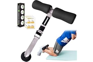 NOONCRAZY Nordic Hamstring Curl Strap, Ideal for Nordic Curl, 5 Second Setup Back Trainer, Abdominal and Back Trainer for Home Spanish Squats, Abdominal Training Riding, Hyperextension