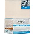 SETEX molleton mattress protector, corner elastic bands, 100% cotton, basic, Cotton, natural, 140 x 200