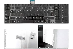 Toshiba Satellite C855 ile Uyumlu Notebook Klavye - Siyah - TR - Çerçeveli
