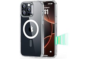 ESR Etui do iPhone 16 Pro Max, z kontrolą aparatu, kompatybilne z MagSafe, ochrona klasy wojskowej, Classic Hybrid Case (HaloLock), przezroczyste