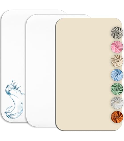 Lenzuola 80x160 Cm + Coprimaterasso Impermeabile - Set Per Lettino Bambino (Safari Grigio) - Foto 5