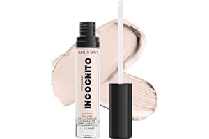 wet n wild, Megalast Incognito Full-Coverage Concealer, Harmonieux et Richement Pigmenté, Couvrance Moyenne à Complète, Rendu Mat, Formule Nourrissante et Hydratante, au Beurre de Karité, Fair Beige