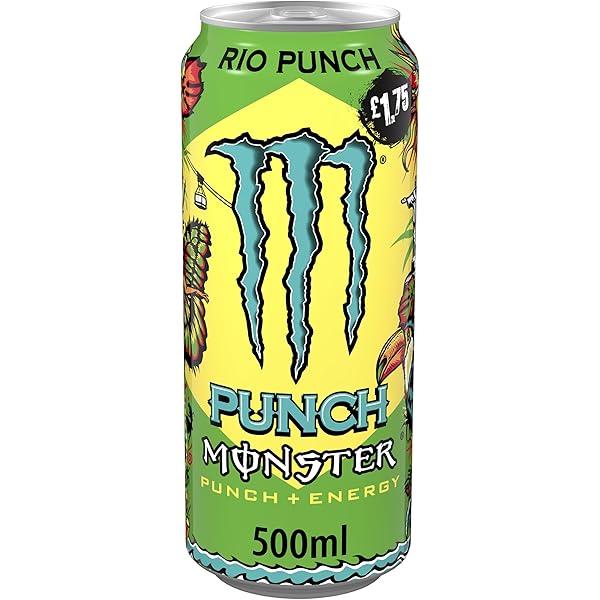 Lattine Monster 12 Pack Energy Drink Al Gusto Passion Fruit
