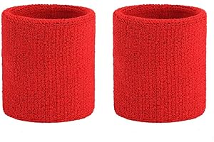 ONUPGO Opaska sportowa Bluzy Wristbands Terry Cloth Striped Head Band/Wrist Band Set Athletic Ćwiczenia Koszykówka Opaski na głowę Odprowadzanie wilgoci Pochłaniająca pot Opaska na głowę