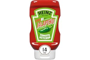 Heinz Tomato Ketchup Blended With Jalapeno, 14 oz Squeeze Bottle