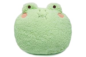 shownicer Plüschtier Stofftier Kawaii Frosch-Plüsch-Kissen 35cm, Kuscheltier Tier Plüschkissen Spielzeug, Geschenk für Kinder Mädchen Jungen, Schmusetier für Kuscheltierliebhaber