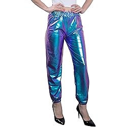 Metallic Glitzerhose Für Herren – Disco & Partyhose Mit Pailletten-Optik