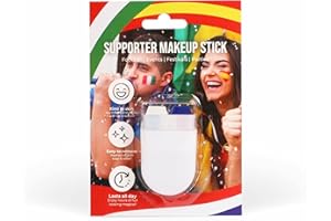 SPARKLES PARTYWARE Blue and White Face Paint Supporter Make Up Stick - St Andrew Scotland Facepaint Stick for Sports and other Events