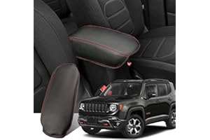 Ruiya per Jeep Renegade BU 2015-2023 2024 Copertura per bracciolo centrale, Centrale Bracciolo Copri Renegade Centrale Bracciolo Copertura Protezion Bracciolo Protezione Copri bracciolo Renegade