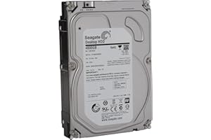 Seagate Disque dur de bureau SATA 6 Go/s 3,5" 4 To (ST4000DM000) (certifié reconditionné)