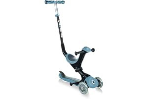Globber - GO•UP Deluxe - Trottinette évolutive à 3 Roues avec siège pour Les Enfants âgés de 15m+ à 6 Ans +