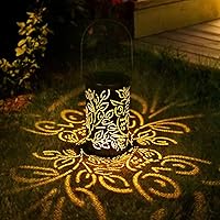 LED Solar Laterne Aussen, Solarlaterne für Außen Solarleuchte Solarlampen Hängend Deko Solarlampen Wasserdichte Solar…