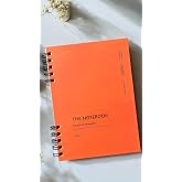Fark Tanıtım Spiralli 80 Yaprak Kareli A5 Defter, Not Defteri, Okul Defteri, 4 Farklı Renk Se&ccedil;eneği (04 Orange Coral)
