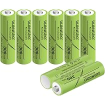 8x NiMH AAA Akkus 1,2V 800mAh – Wiederaufladbar, Geringe Selbstentladung, Für Solarleuchten & Telefone